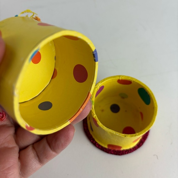 Katherine’s Collection-Whimsical Orange Flocked Duck on box-vintage - Picture 6 of 11